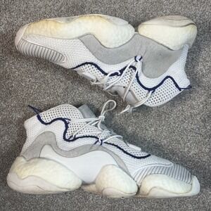 Adidas Crazy BYW‎ LVL 1 Boost White Blue Men's 9.5 Sneakers CQ0992 2018